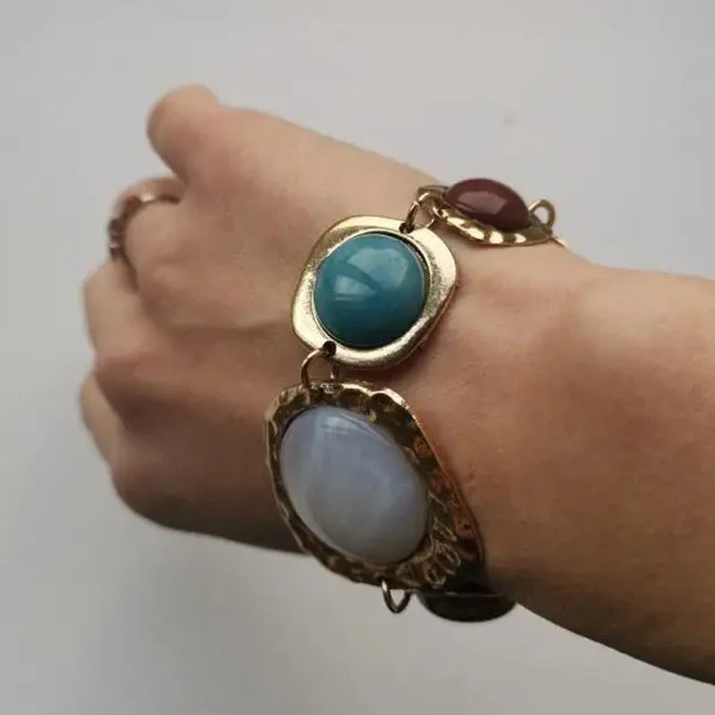 Bohemian  Stone  Bracelet - Bijoux Art