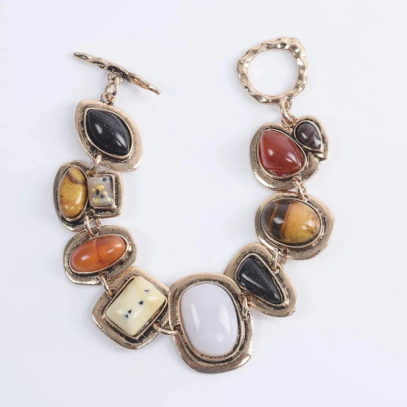 Bohemian  Stone  Bracelet - Bijoux Art