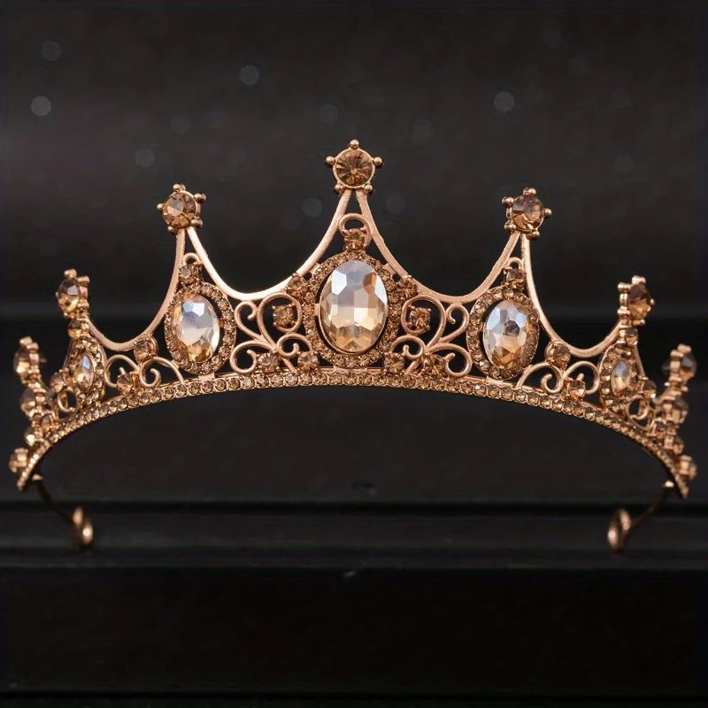 Baroque Crystal Tiaras st - Bijoux Art