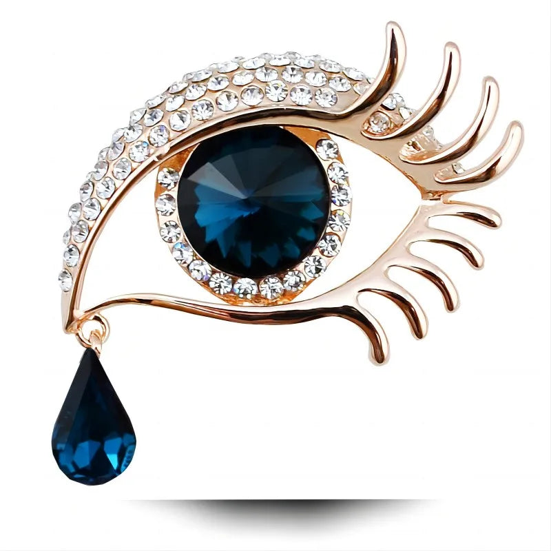 Blue Eye Brooch