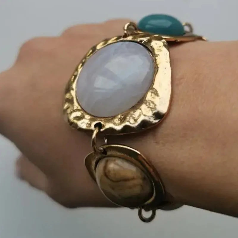 Bohemian  Stone  Bracelet - Bijoux Art