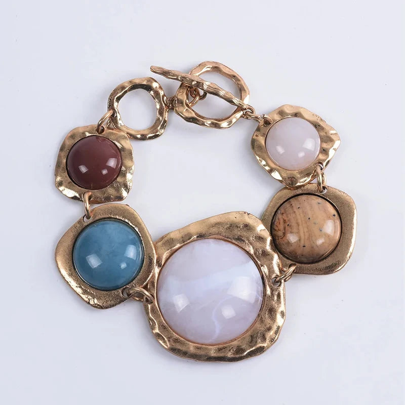 Bohemian  Stone  Bracelet - Bijoux Art