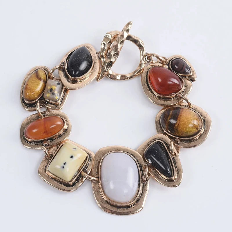 Bohemian  Stone  Bracelet - Bijoux Art