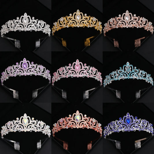 Crystal Bridal Tiaras st Wedding Hair - Bijoux Art