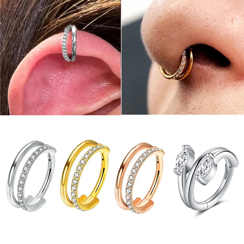 Conch Nose Ring - Bijoux Art