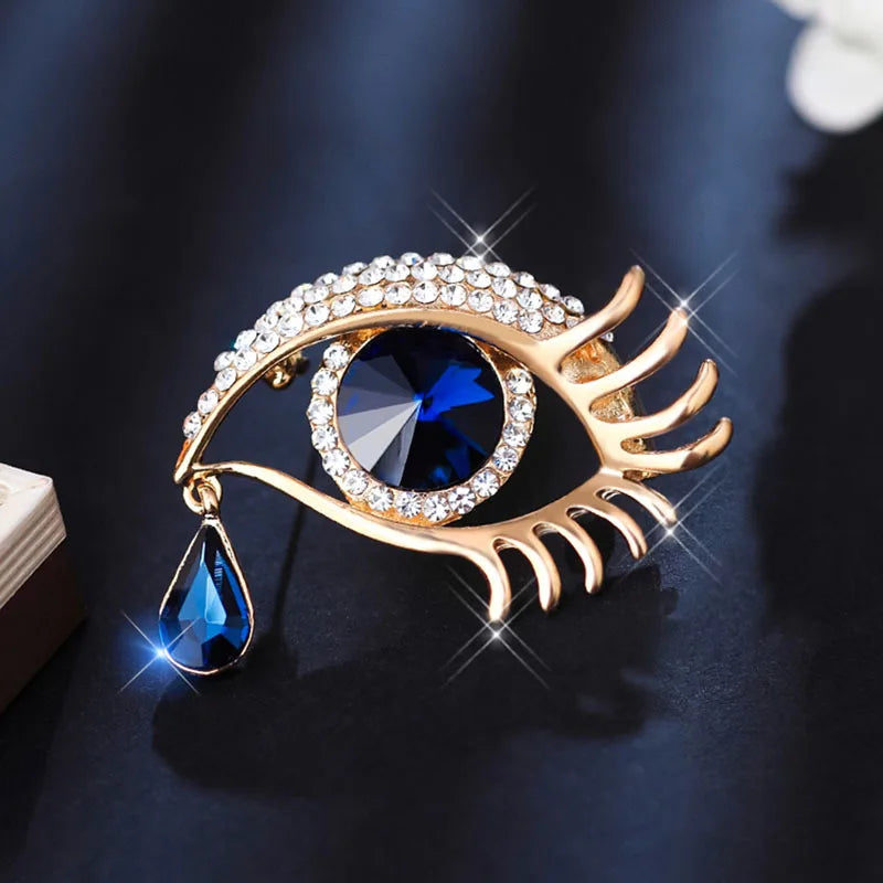 Blue Eye Brooch