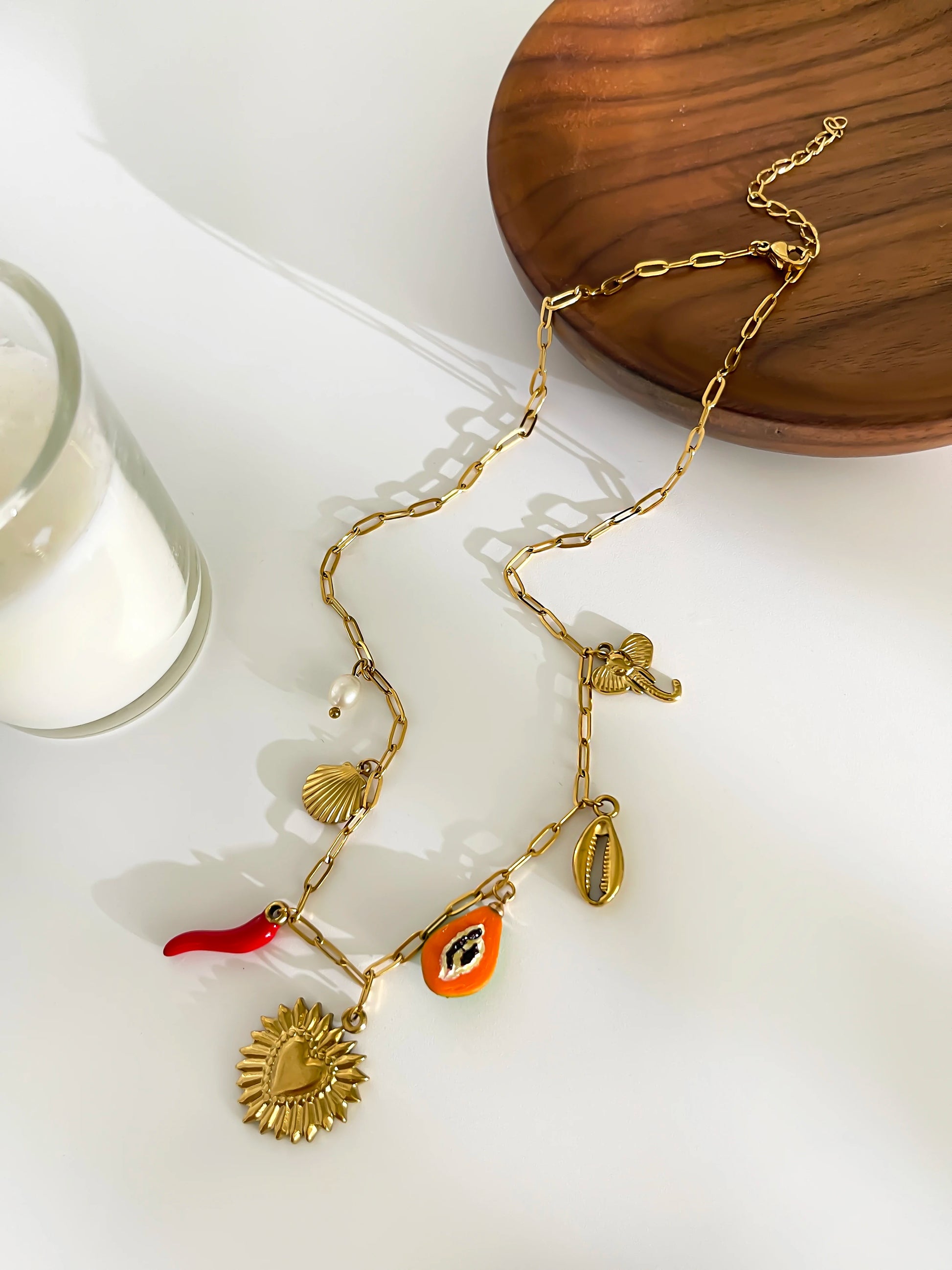 Boho  Gold  Necklace - Bijoux Art